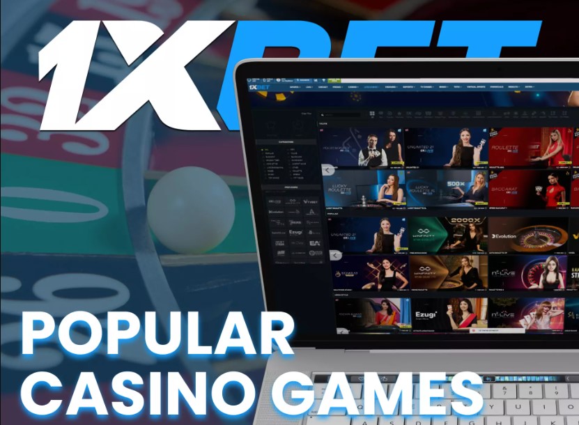 1xbet casino section.